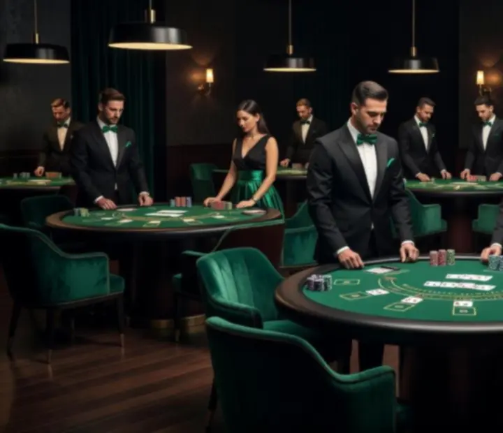 Profesjonalne przygotowanie stołów Blackjacka na elegancki event